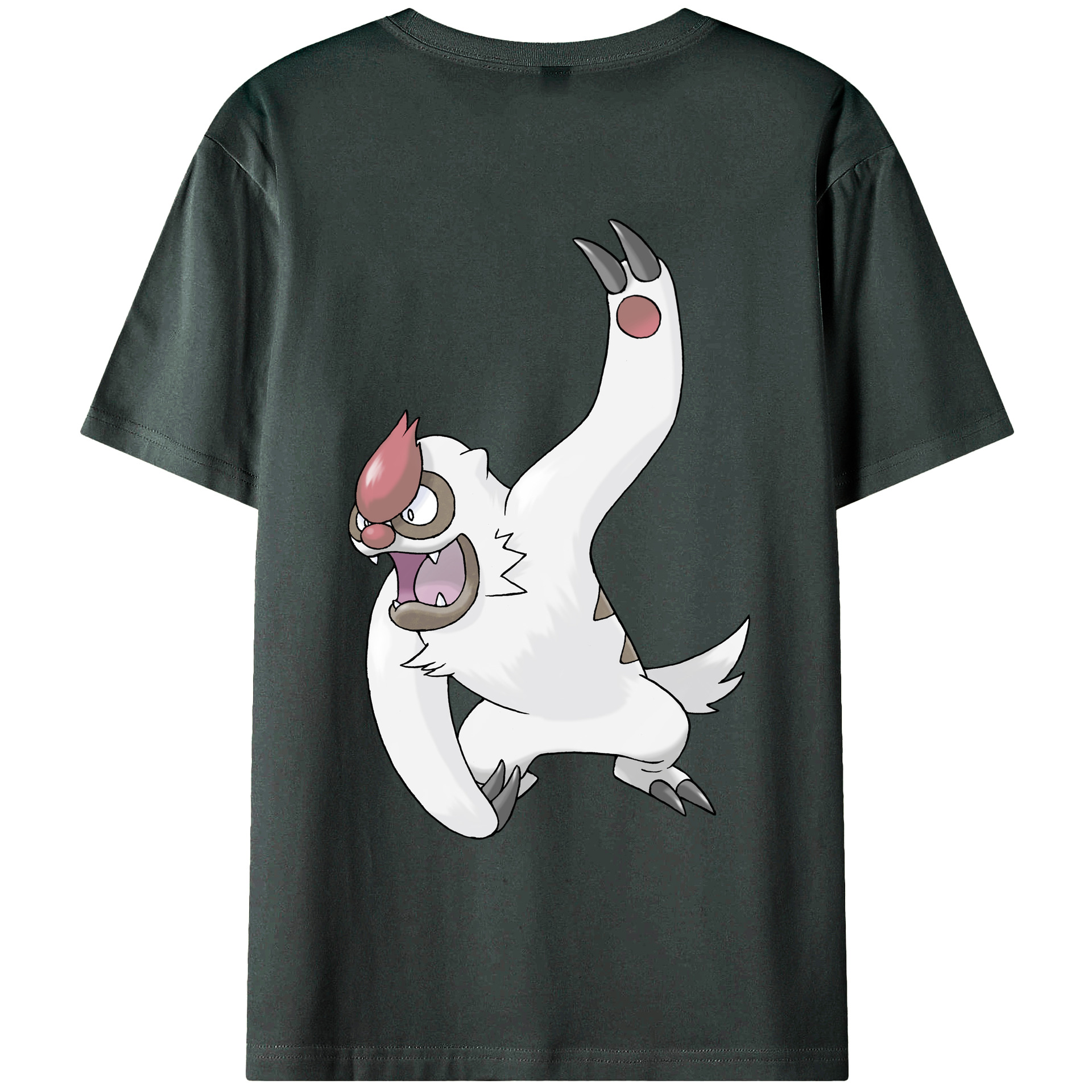 （画像用） ポケットモンスター Pokémon 綿100％ メンズ半袖Tシャツ（バックプリント） 通気性